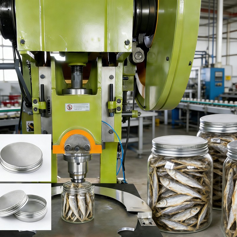 Kurutulmuş Balık Dişli Kapak Üretim Hattı