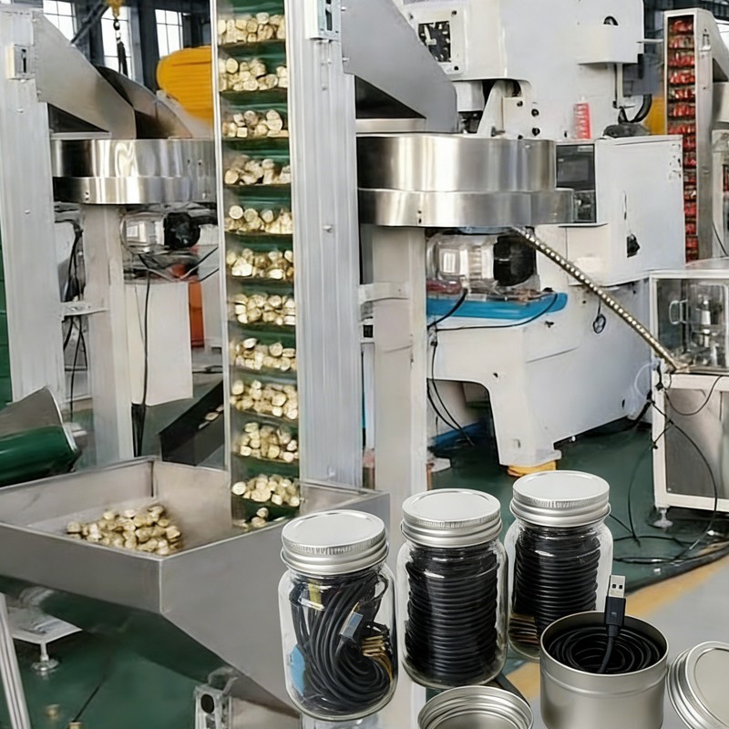 Manyetik Veri Kablosu Dişli Kapak Üretim Hattı