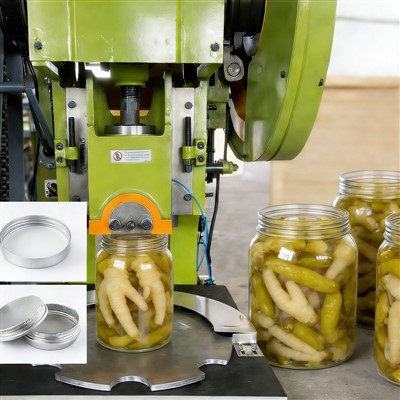 Biber Turşusu Tavuk Ayağı Dişli Kapak Üretim Hattı