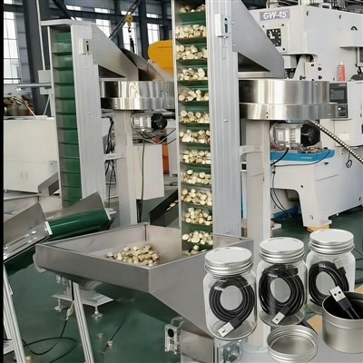 USB-C Tipi Veri Kablosu Dişli Kapak Üretim Hattı